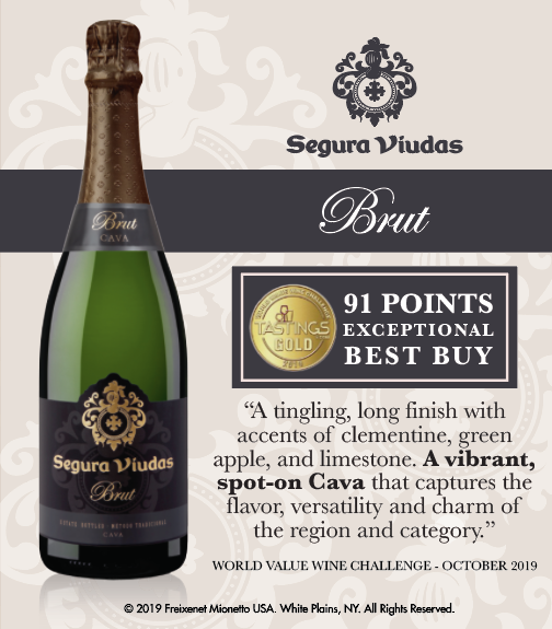 Segura Viudas Brut - World Value Wine Challenge - 91PTS - Shelftalker
