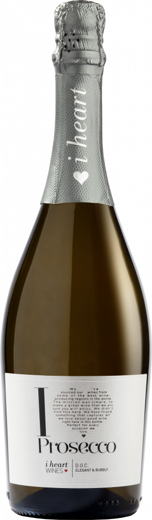 iHeart Prosecco bottle