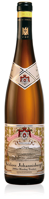 Schloss Johannisberg Riesling Gelblack Qualitätswein Feinherb bottle