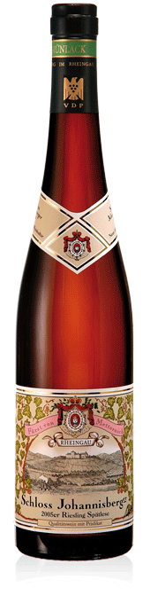 Schloss Johannisberg Riesling Grünlack Spätlese bottle