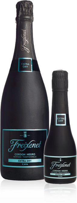 Freixenet Cordon Negro Extra Dry bottle