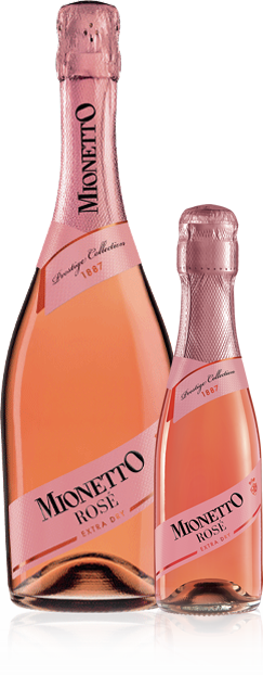 Mionetto Rosé Extra Dry bottle